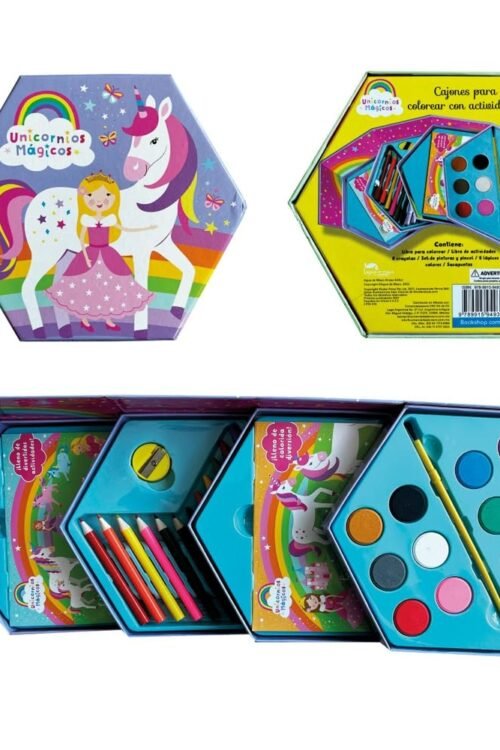 UNICORNIOS MAGICOS ( CAJA HEXAGONAL)