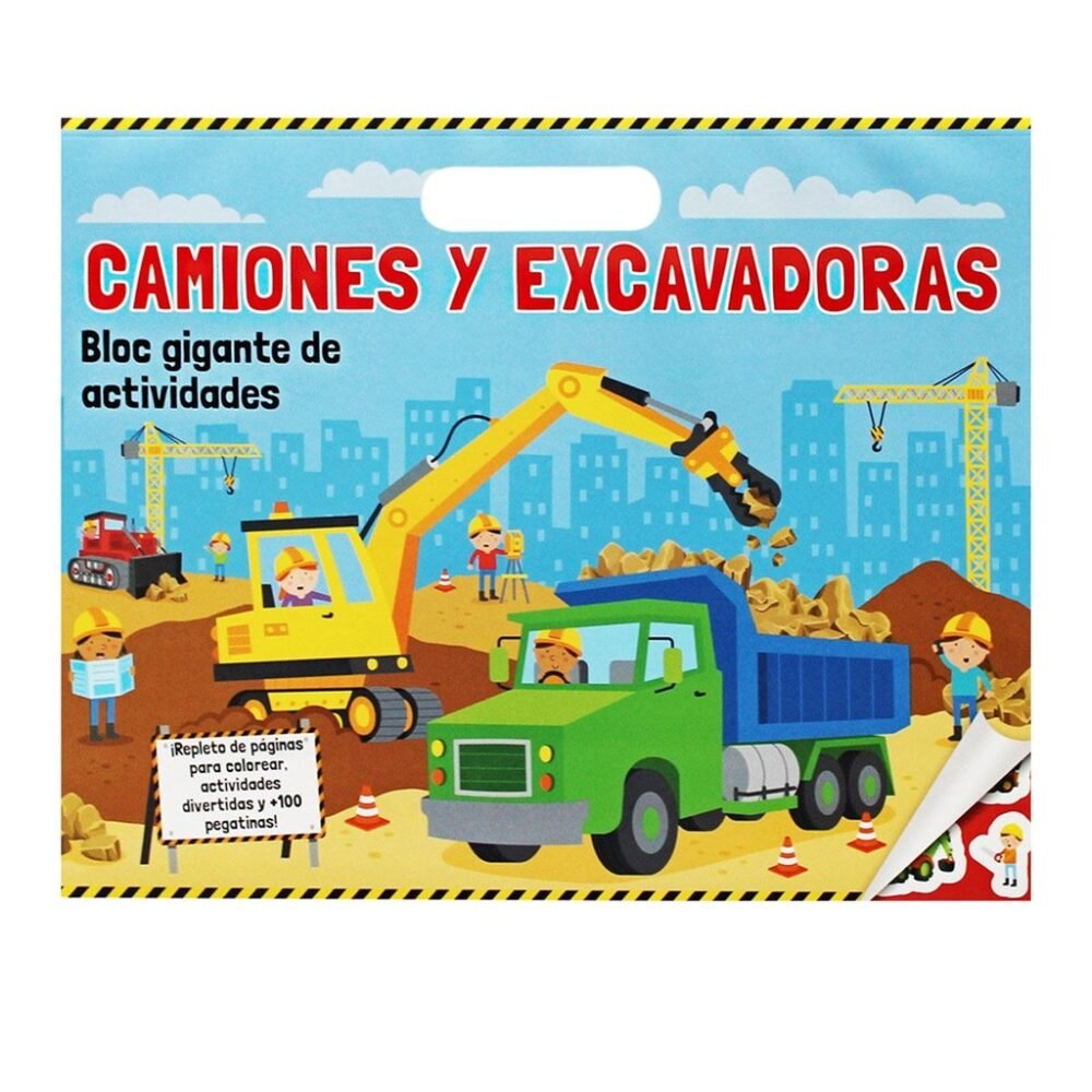 CAMIONES Y EXCAVADORAS ( BLOCK GIGANTE )