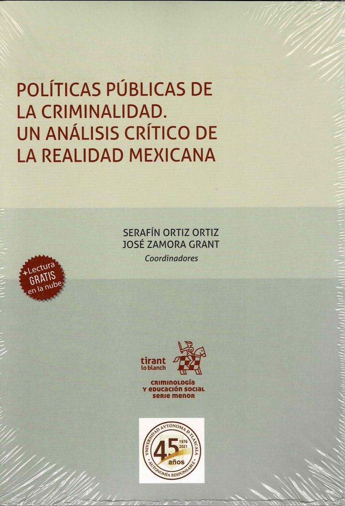 9788411137300-1.jpg POLÍTICAS PÚBLICAS DE LA CRIMINALIDAD.