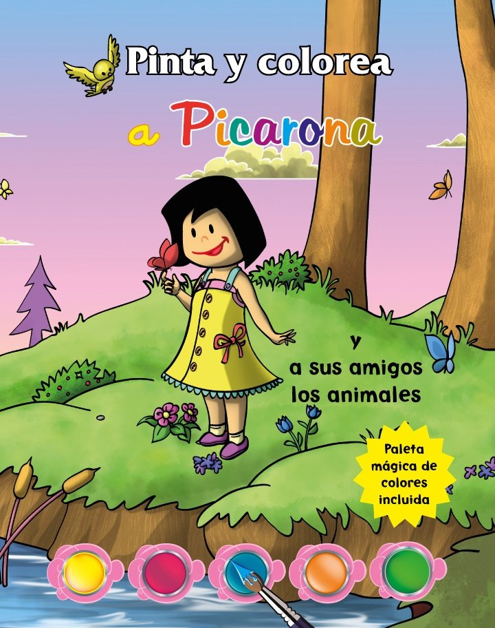 PINTA Y COLOREA A PICARONA