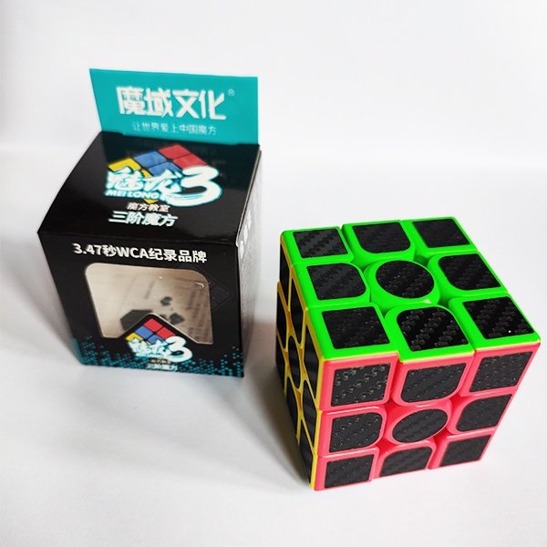 CUBO RUBIK 3X3 MEILONG CARBON FIBER