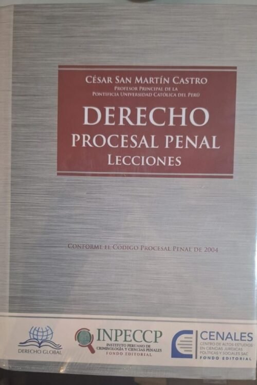 DERECHO PROCESAL PENAL LECCIONES
